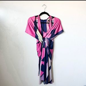 NWT Issa London | Multicolor Pattern Silk Tie Dress